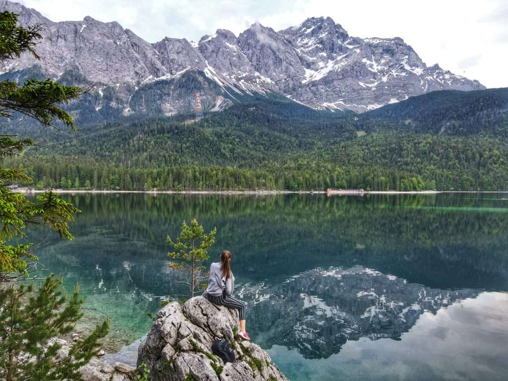 Zugspitze mit Eibsee